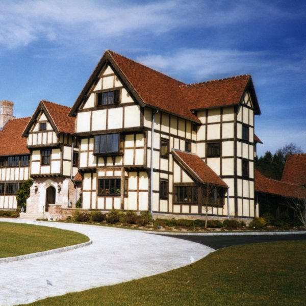 Tudor-style house, Connecticut, USA