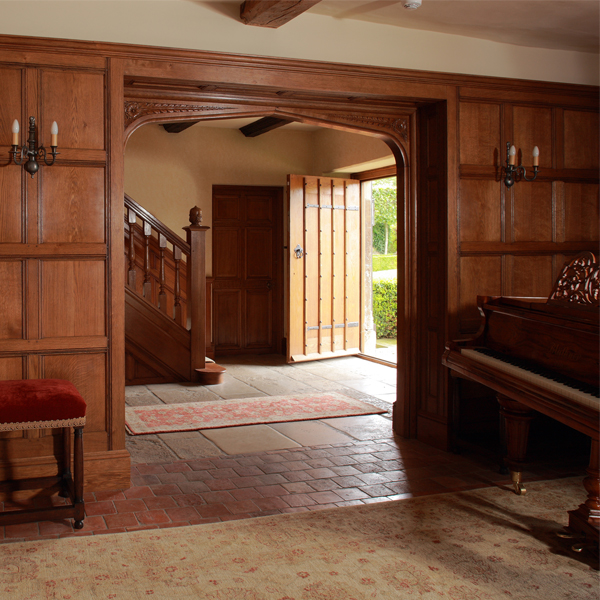 Oak joinery, Manor House, Oxfordshire