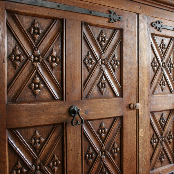 Oak joinery, Manor House, Devon